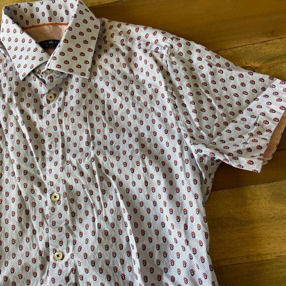 Stone Rose Men's Short Sleeve Button Up - Small - Picture 3 of 7